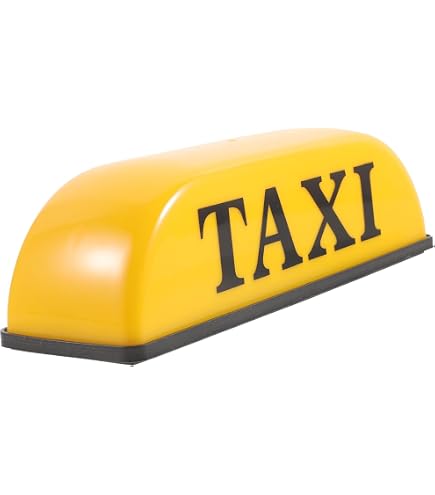 Amazon.com: keehui YELLOW shell withTaxi Sign and Magnetic Base